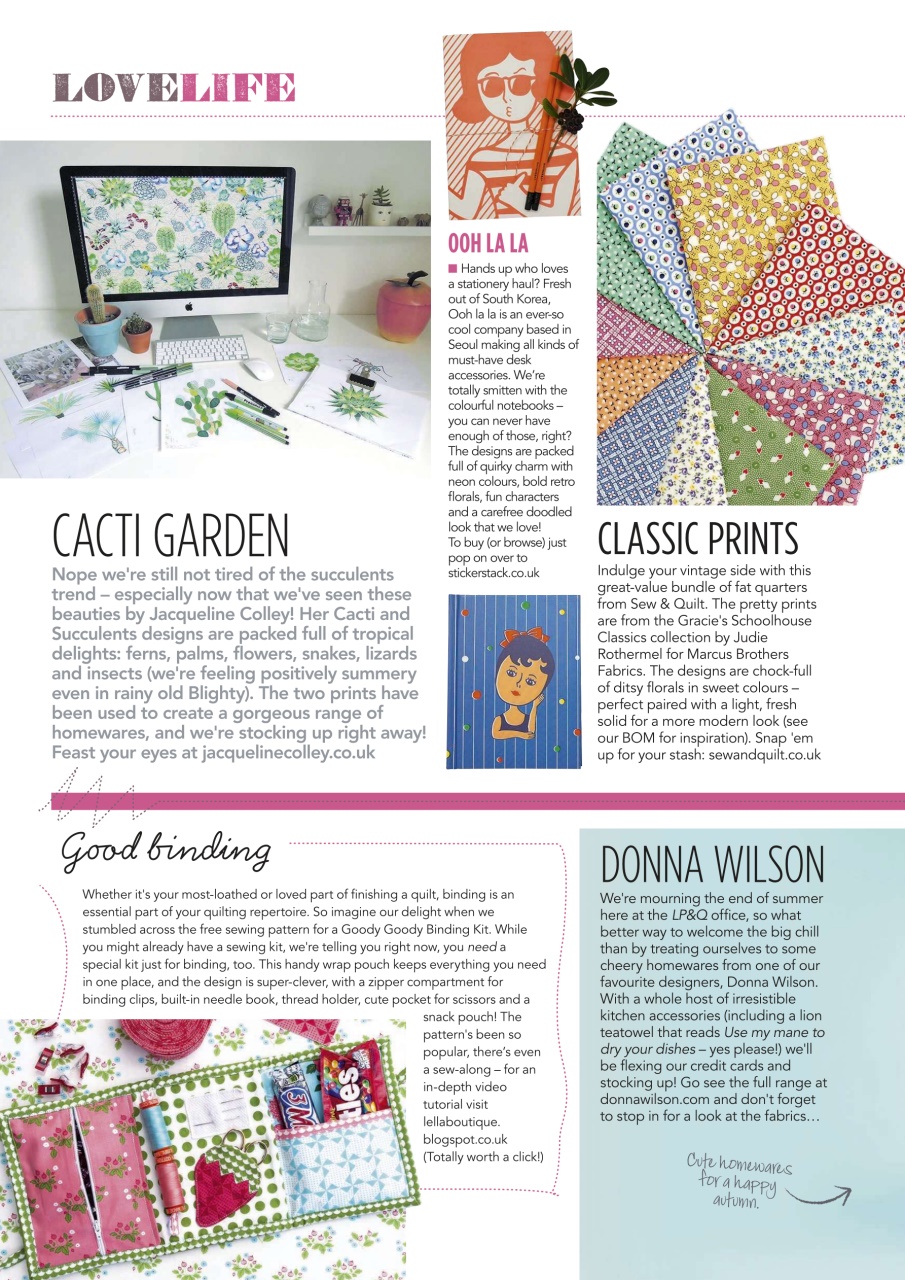 Love Patchwork & Quilting Preview Pages