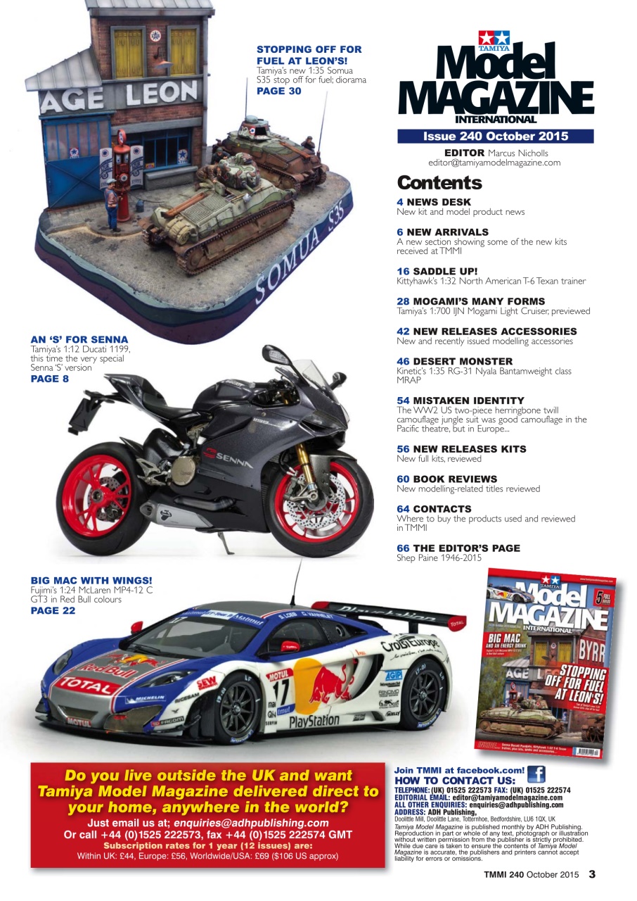 Tamiya Model Magazine Preview Pages