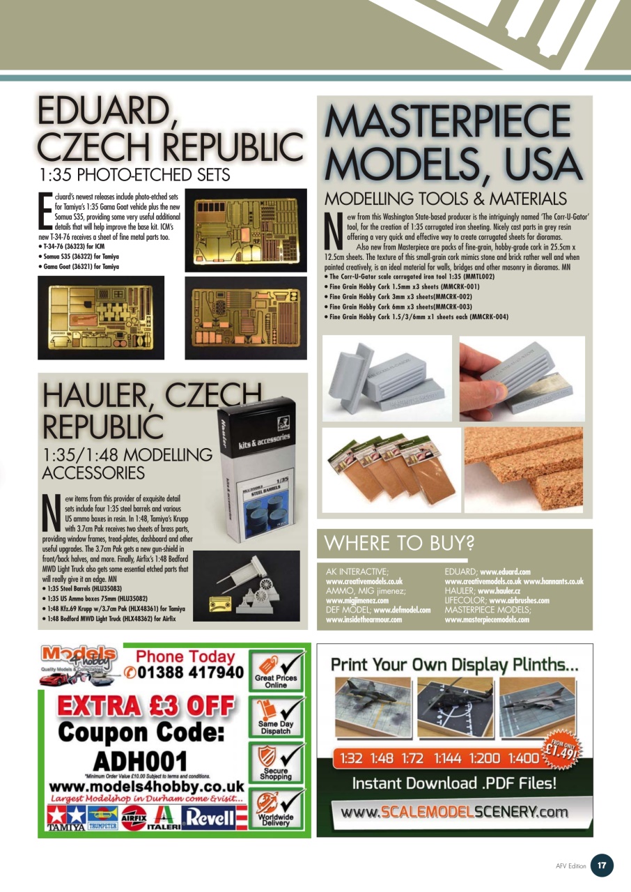 MIM: AFV Edition Preview Pages