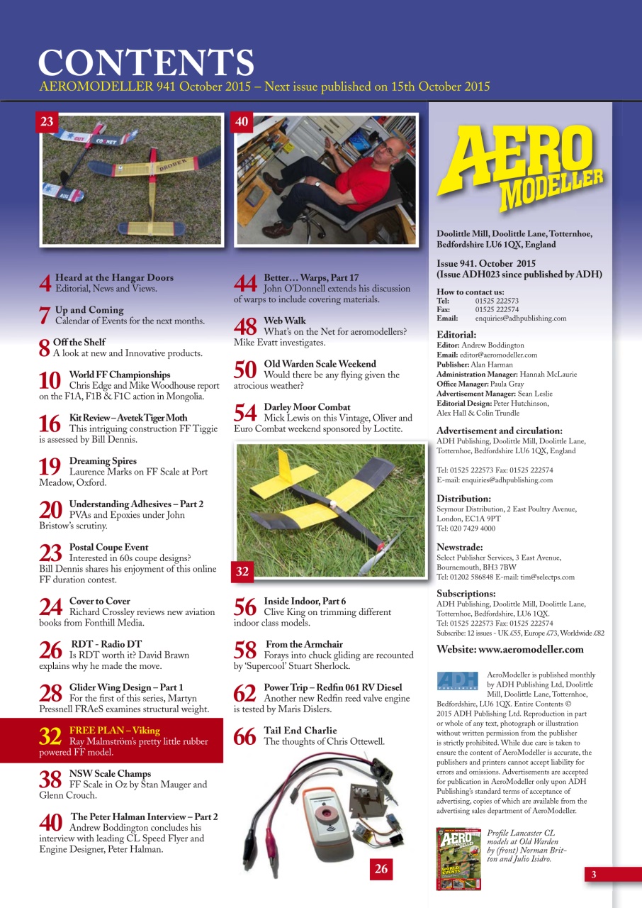 AeroModeller Preview Pages