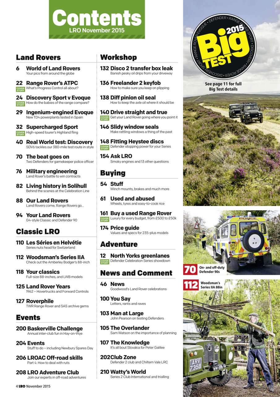 Land Rover Owner Preview Pages