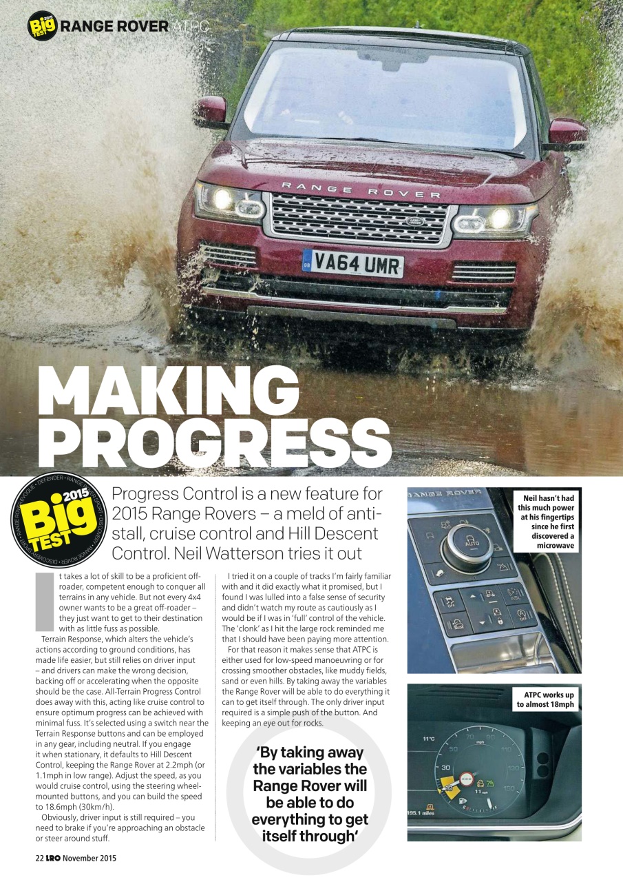 Land Rover Owner Preview Pages