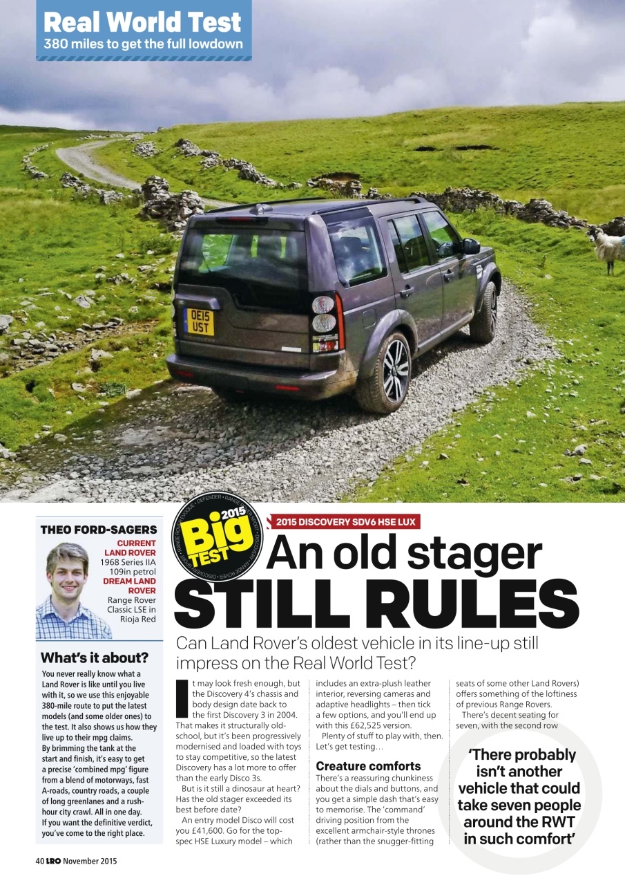 Land Rover Owner Preview Pages