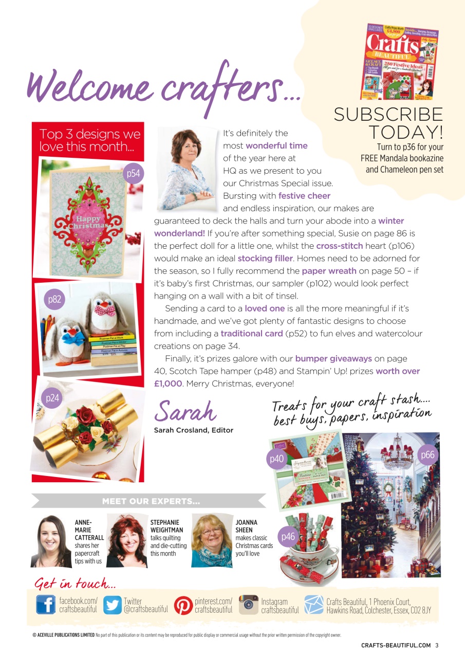 Crafts Beautiful Preview Pages