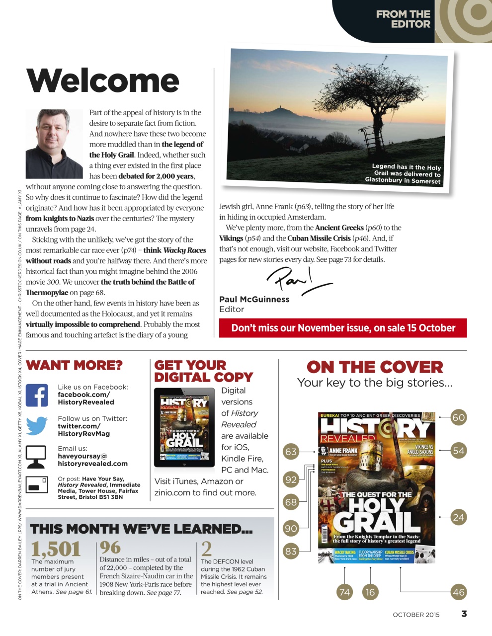 BBC History Revealed Magazine Preview Pages