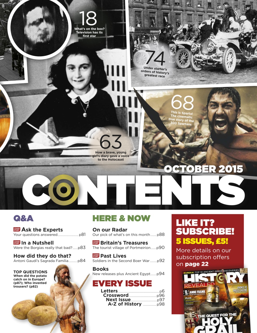 BBC History Revealed Magazine Preview Pages