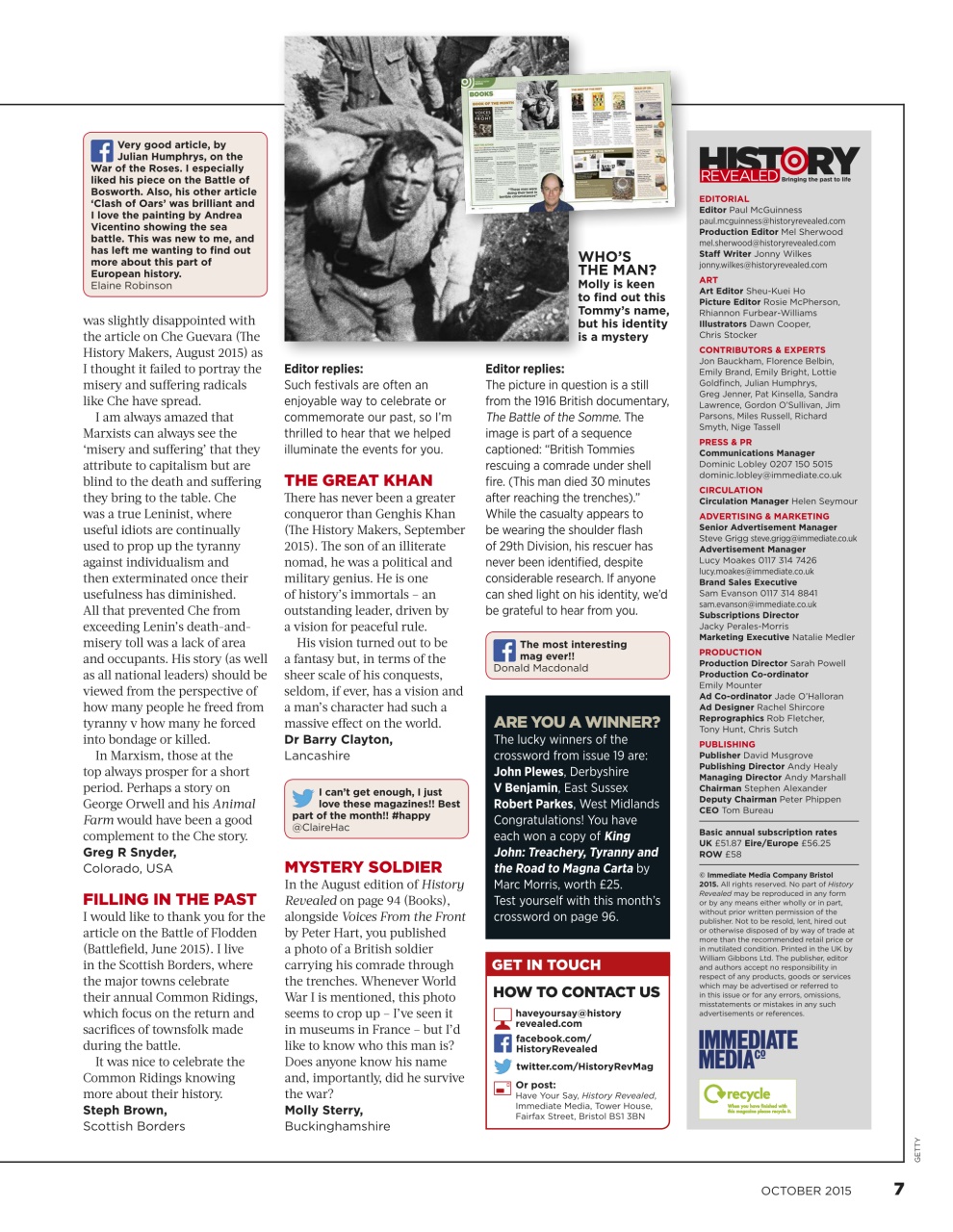 BBC History Revealed Magazine Preview Pages