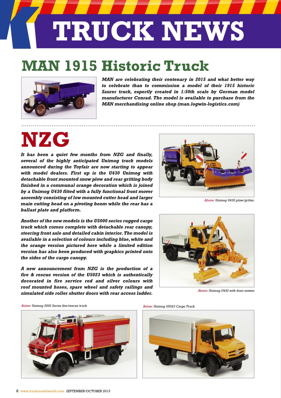 Model Car Truck Motorcycles World Preview Pages