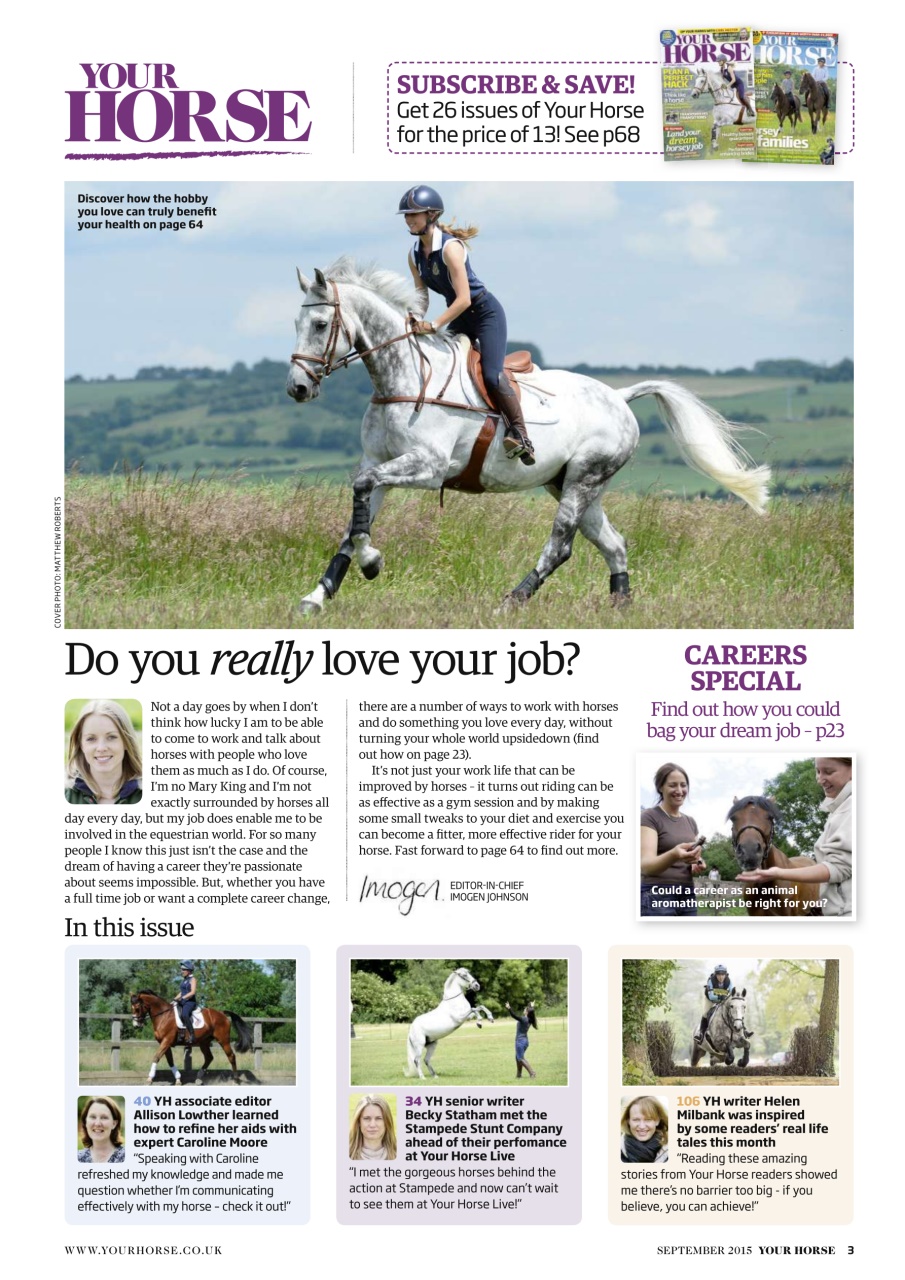 Your Horse Preview Pages
