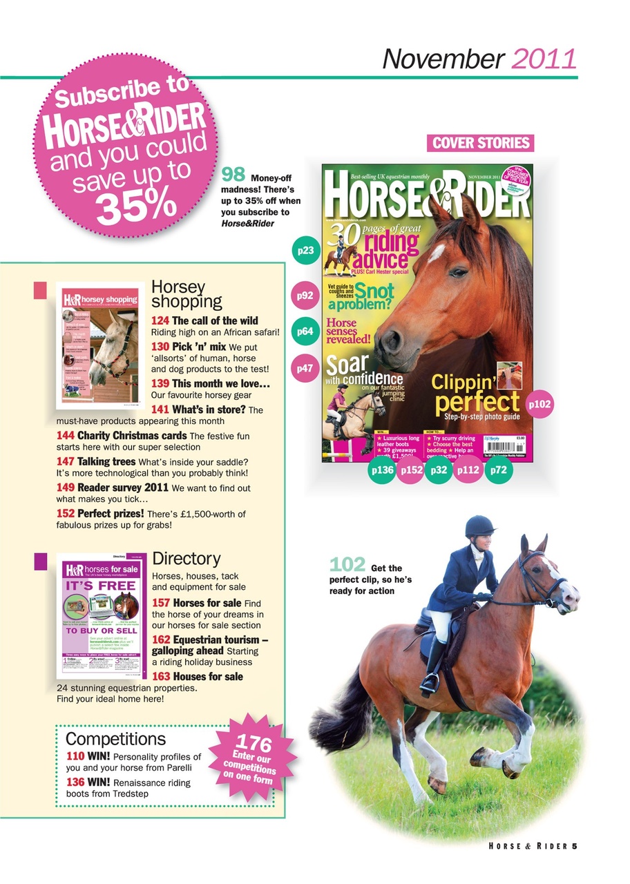 Horse&Rider Magazine - UK equestrian magazine for Horse and Rider Preview Pages