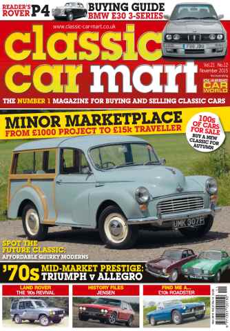 Classic Car Mart issue Vol. 21 No. 12 Minor Marketplace