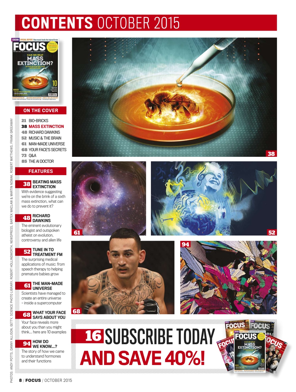 BBC Science Focus Magazine Preview Pages