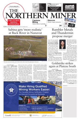 The Northern Miner issue 