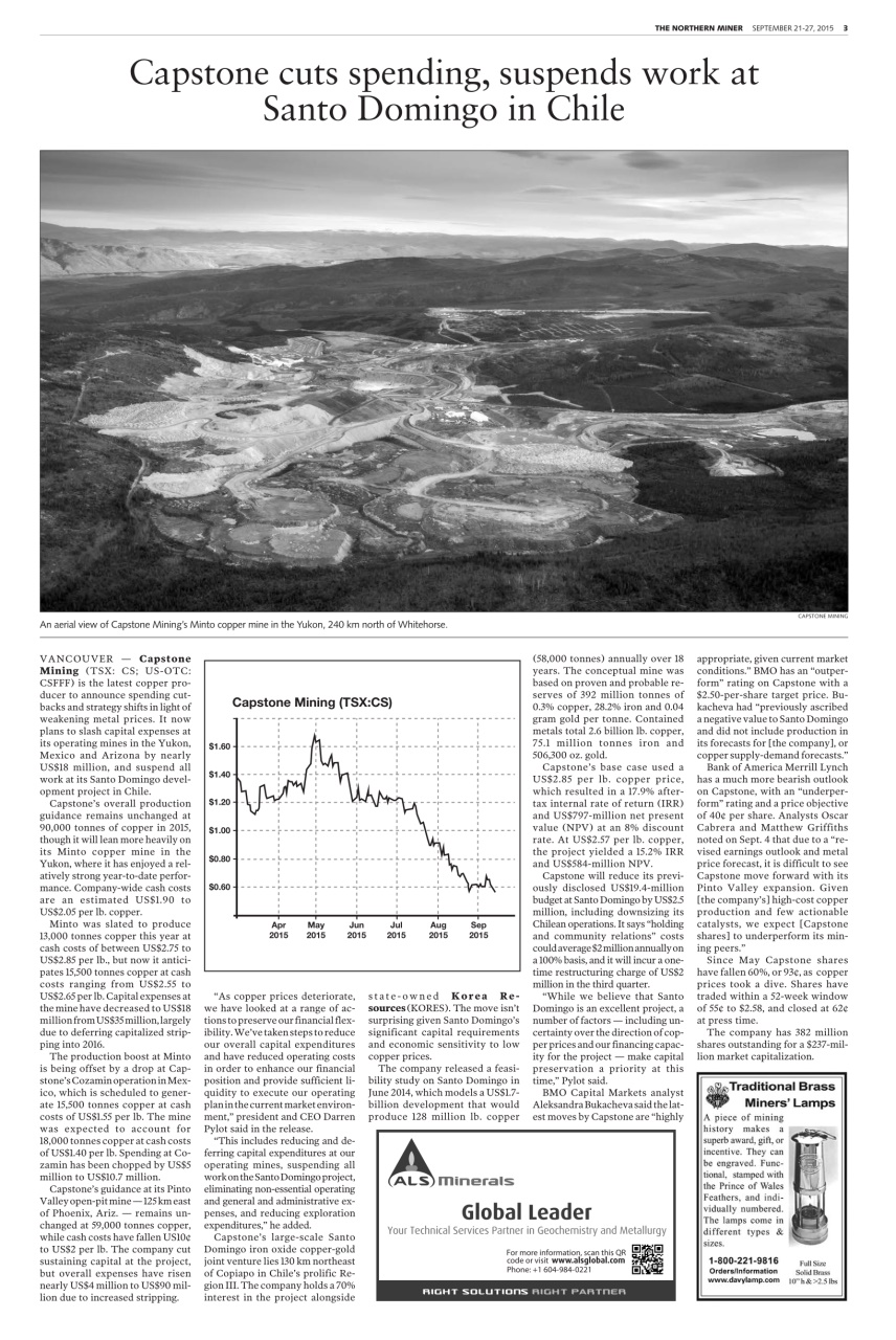 The Northern Miner Preview Pages