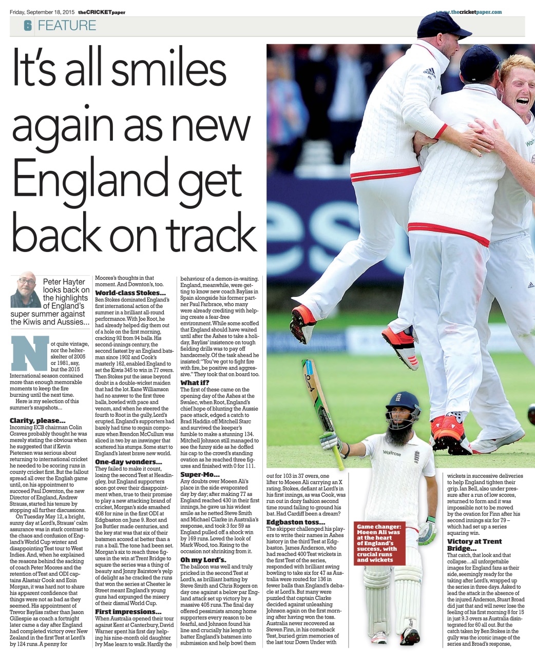 The Cricket Paper Preview Pages