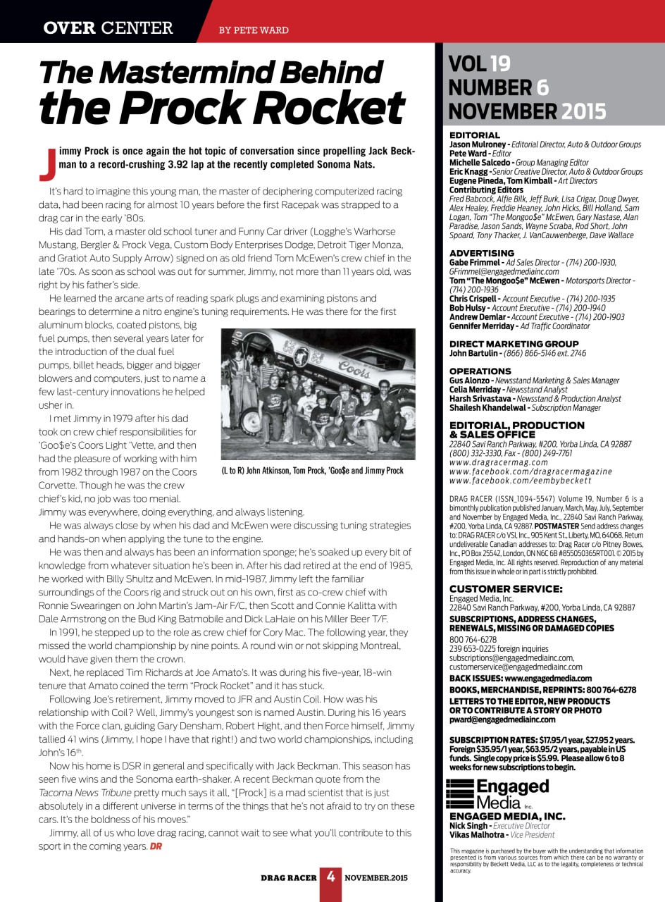 Drag Racer Preview Pages