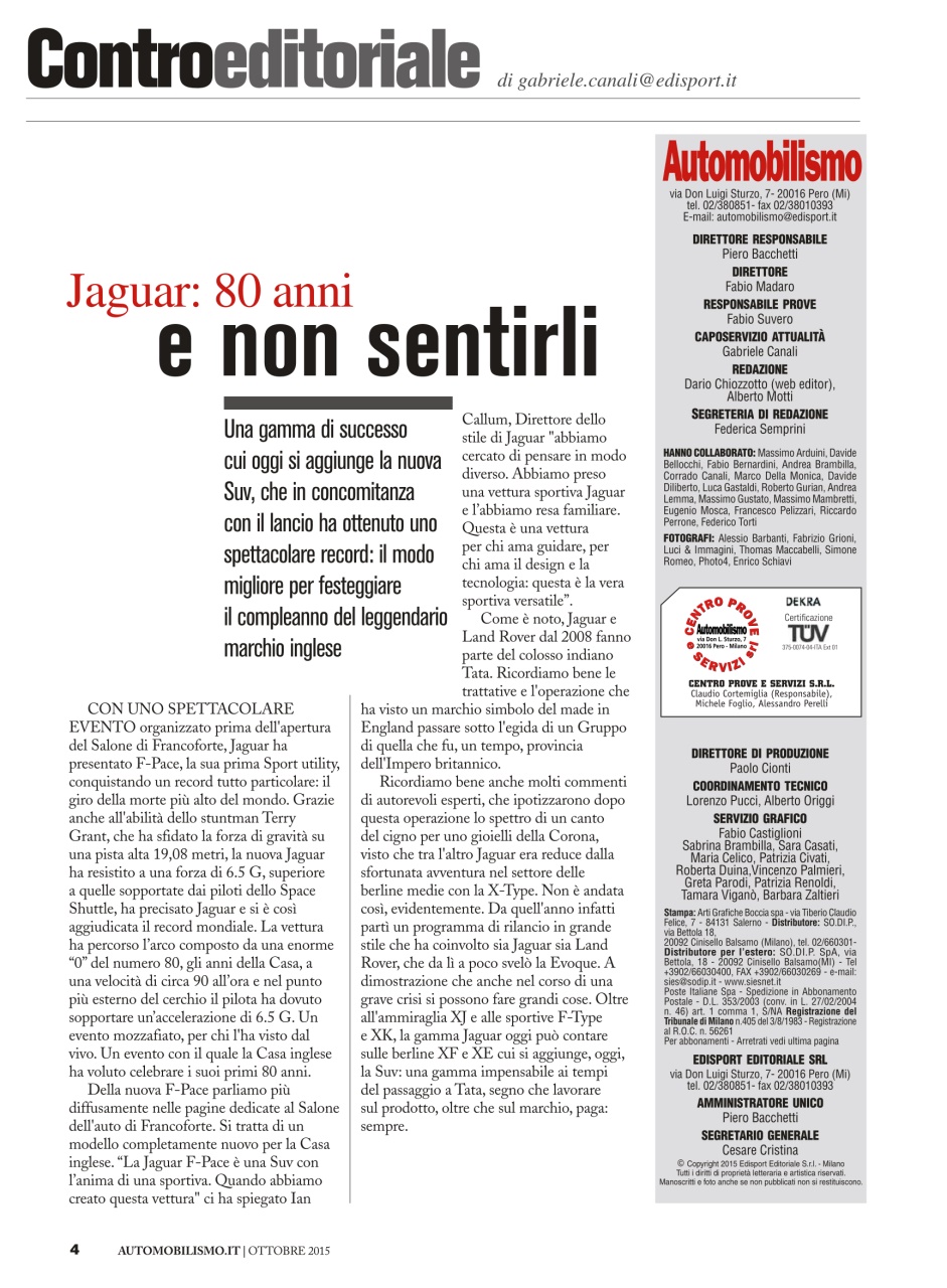 Automobilismo Preview Pages