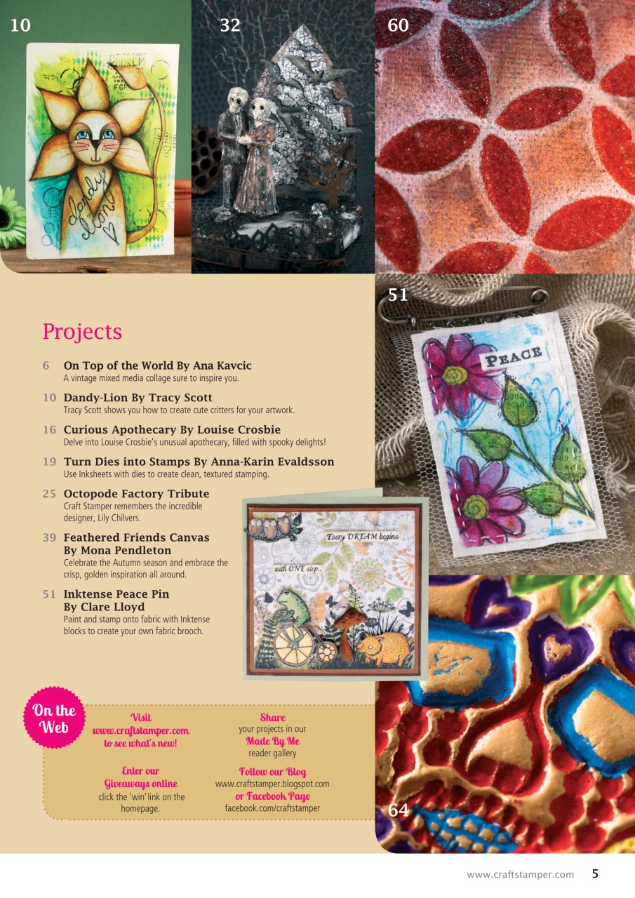 Craft Stamper Preview Pages