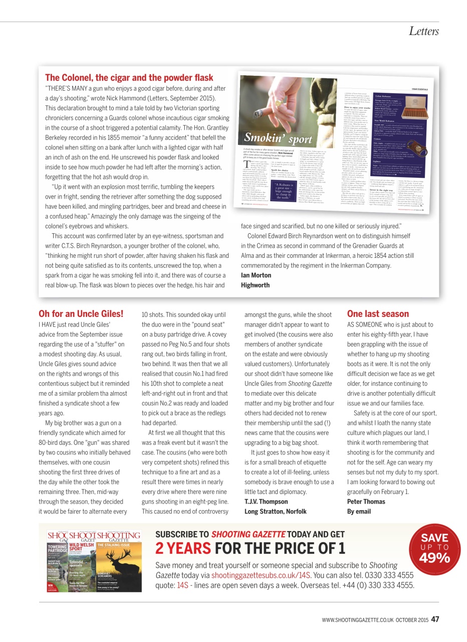 Shooting Gazette Preview Pages