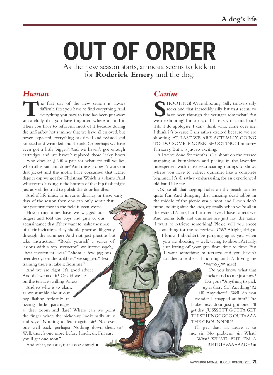 Shooting Gazette Preview Pages