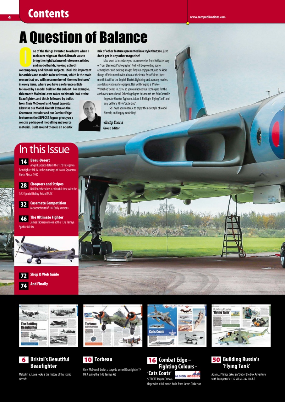Model Aircraft Preview Pages