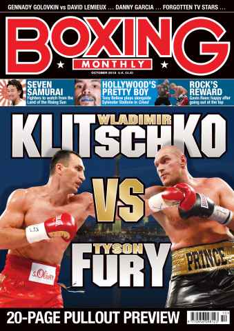 Boxing Monthly issue October 2015