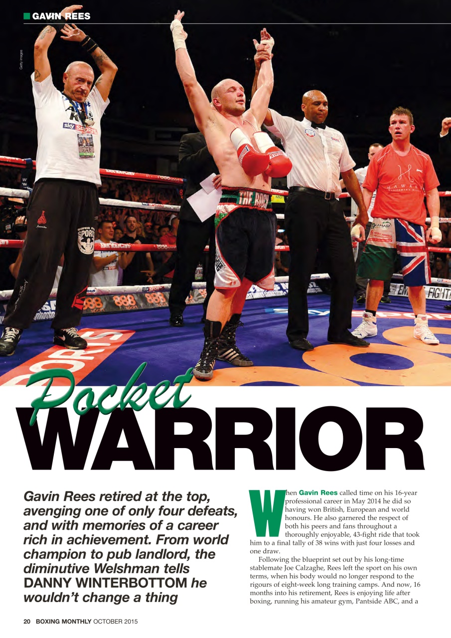 Boxing Monthly Preview Pages