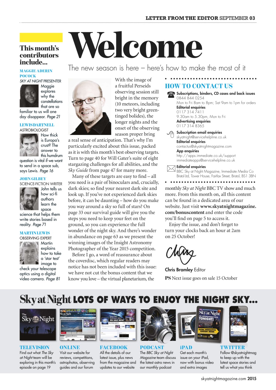 BBC Sky at Night Magazine Preview Pages