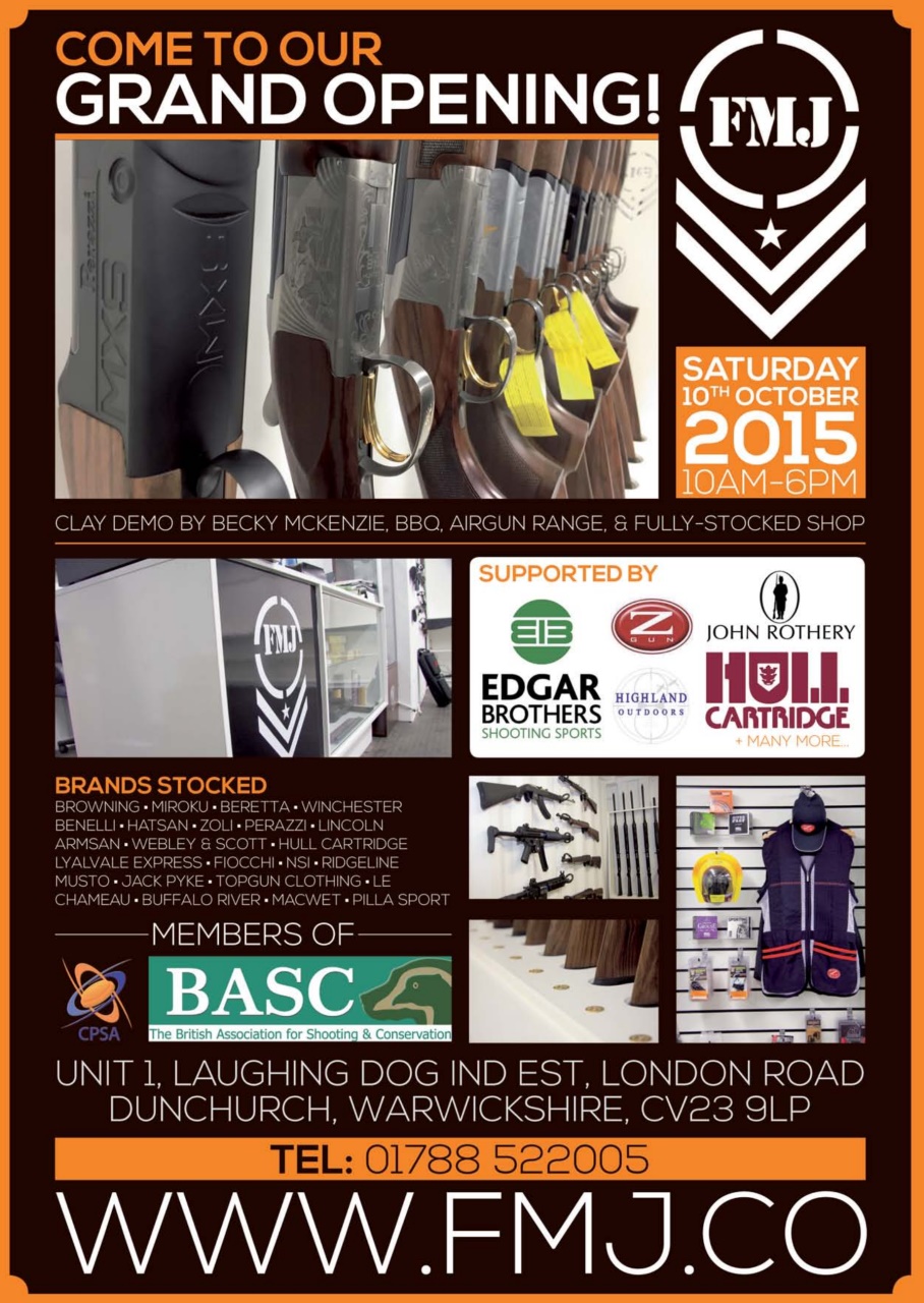 Clay Shooting Preview Pages