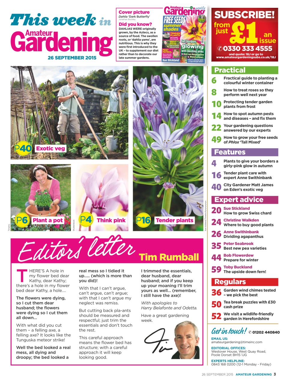 Amateur Gardening Preview Pages