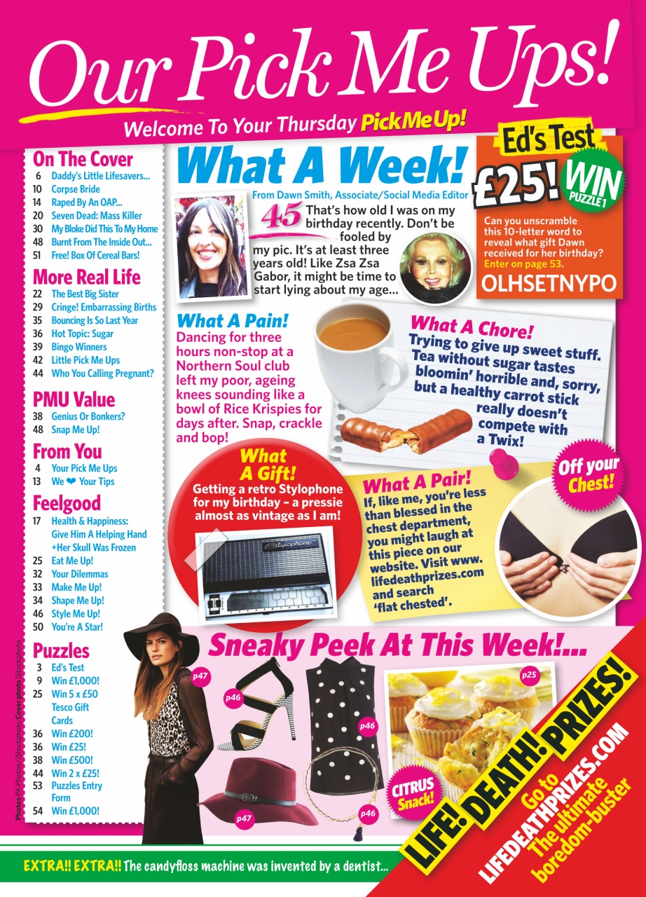 Pick Me Up Preview Pages