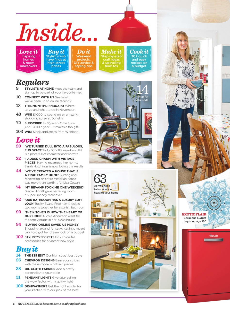 Style at Home Preview Pages