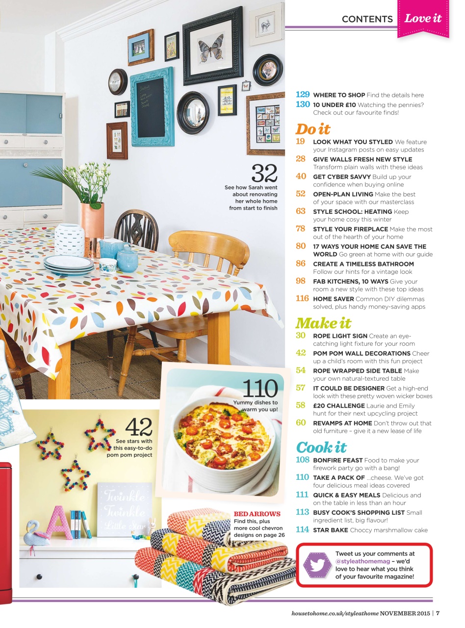 Style at Home Preview Pages