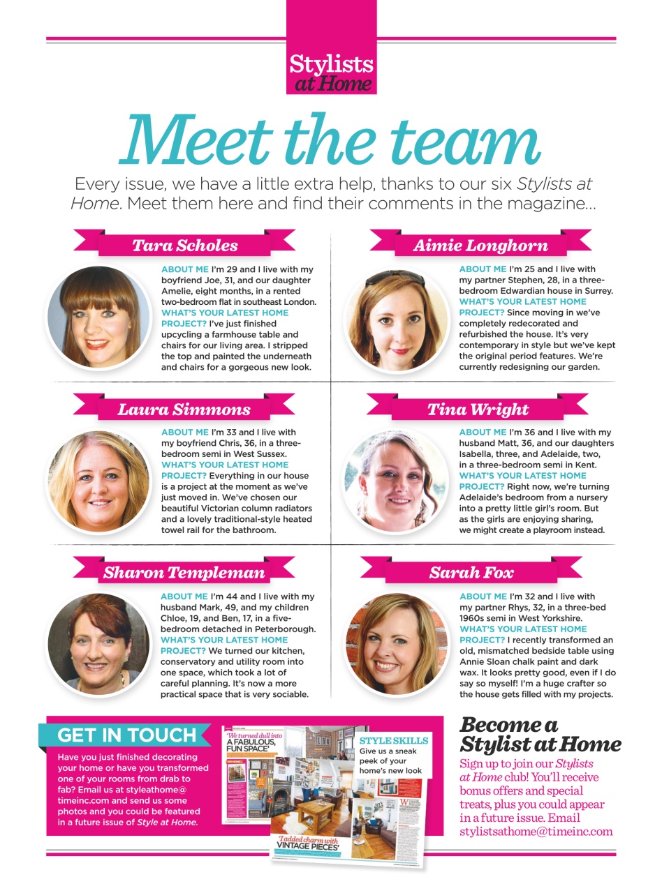 Style at Home Preview Pages