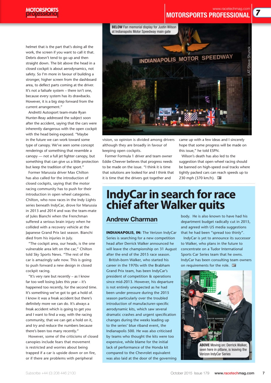 Race Tech Preview Pages