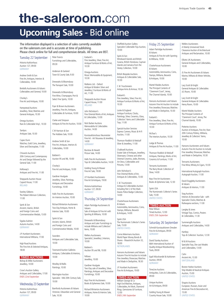 Antiques Trade Gazette Preview Pages