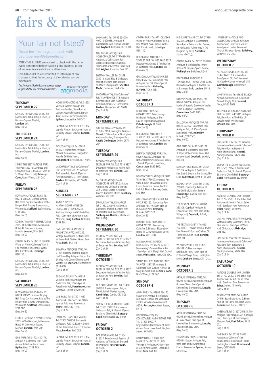 Antiques Trade Gazette Preview Pages