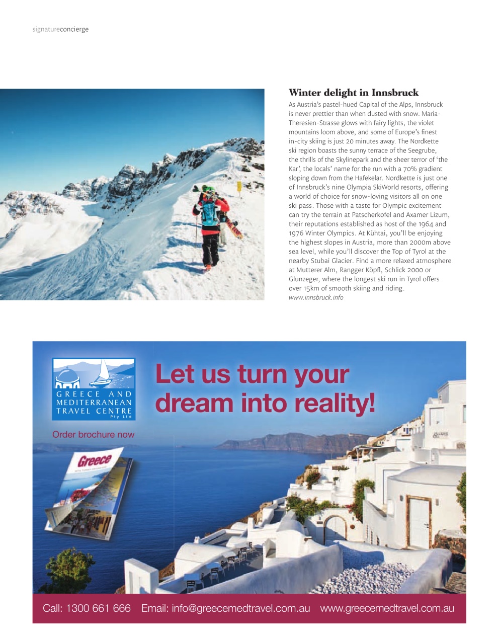 Signature Luxury Travel & Style Preview Pages