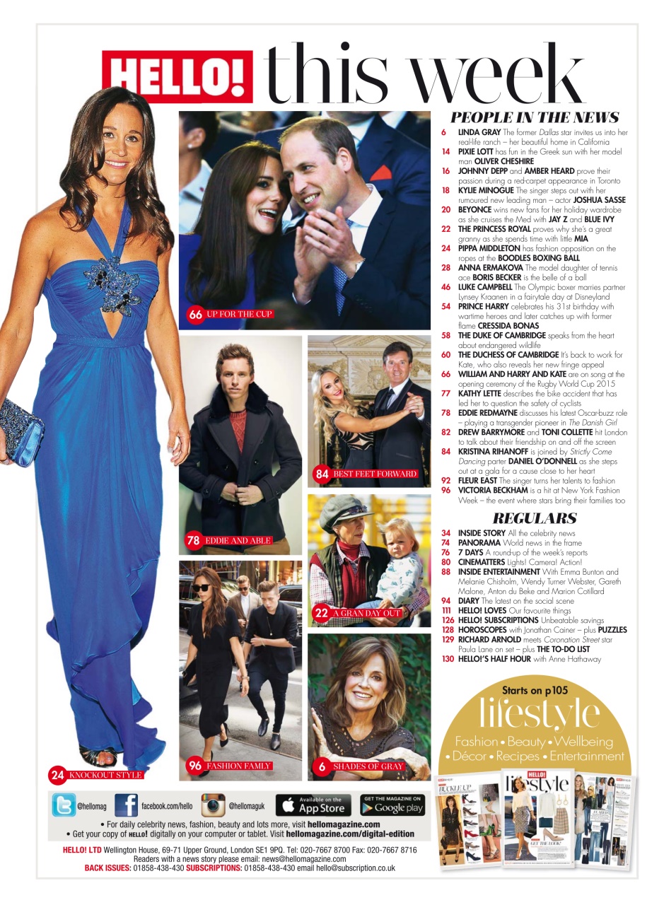 Hello! Magazine Preview Pages