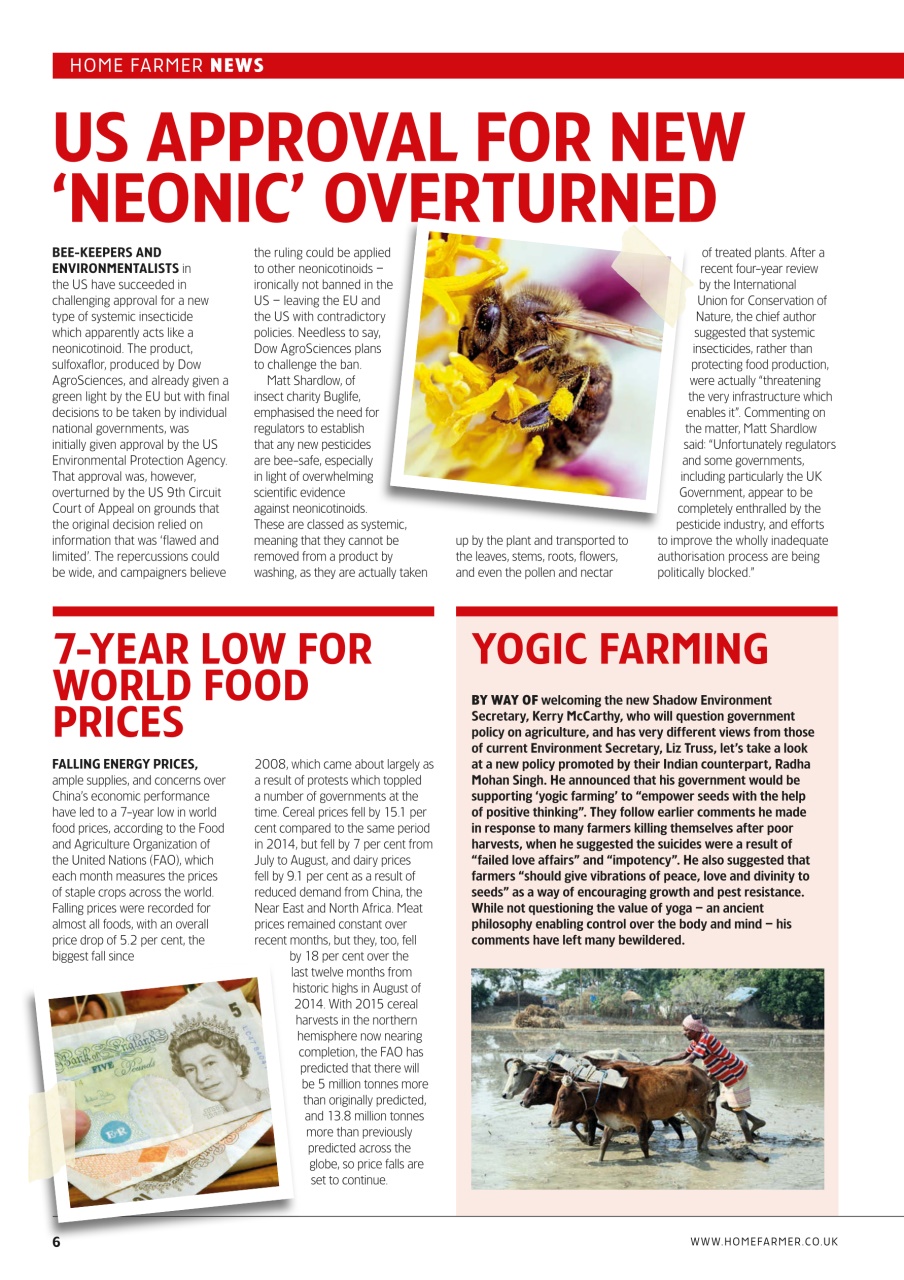 Home Farmer Magazine Preview Pages