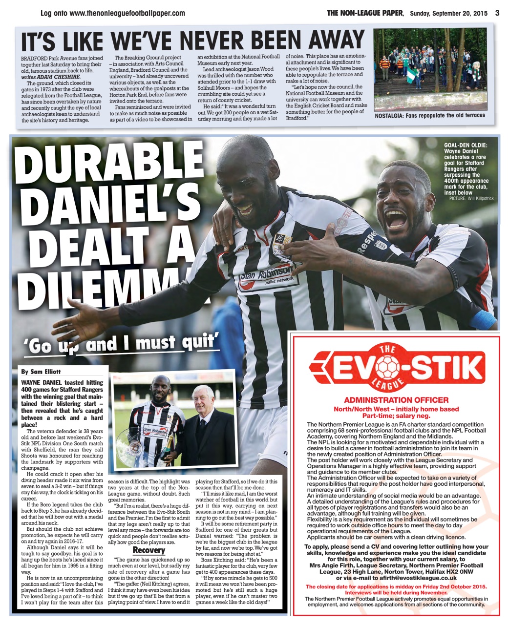 The Non-League Football Paper Preview Pages