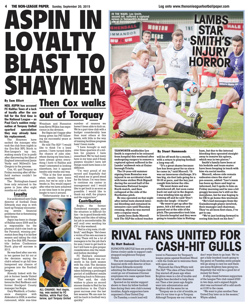 The Non-League Football Paper Preview Pages