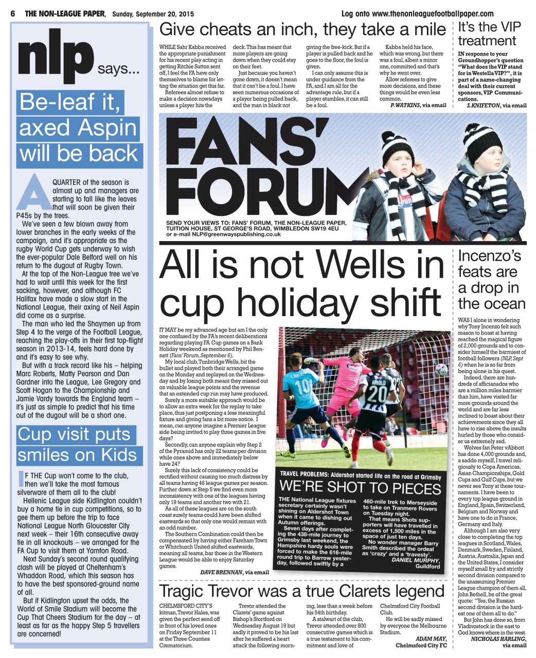 The Non-League Football Paper Preview Pages