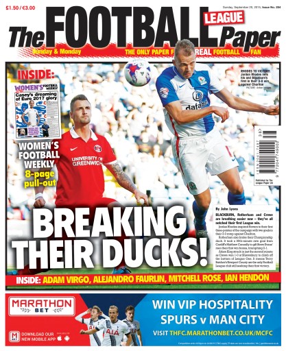 The Football League Paper issue 