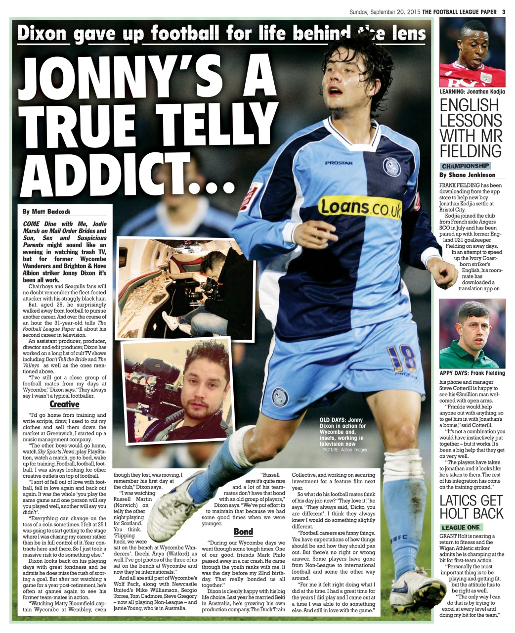 The Football League Paper Preview Pages