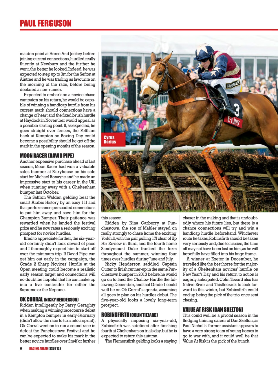 Racing Ahead Preview Pages