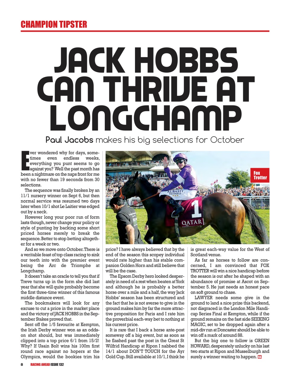 Racing Ahead Preview Pages
