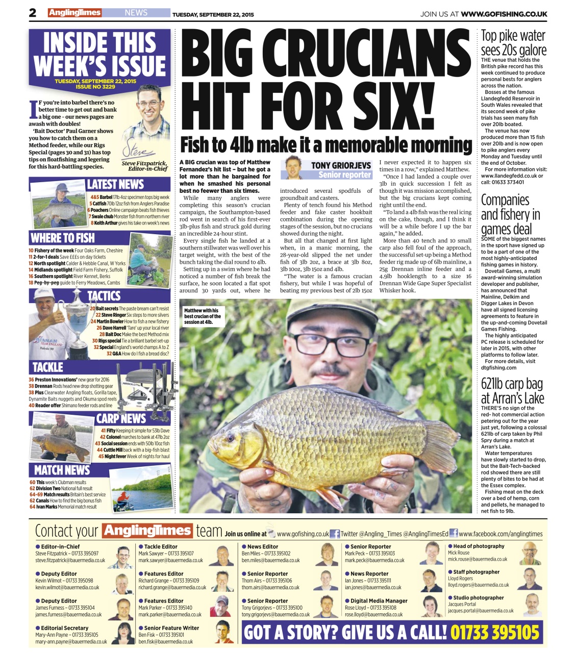 Angling Times Preview Pages