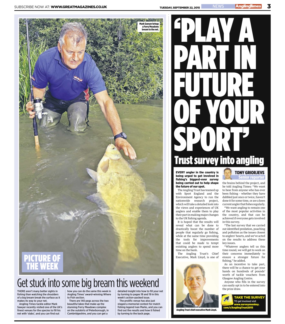 Angling Times Preview Pages