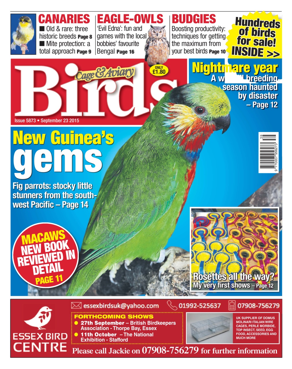 Cage & Aviary Birds Preview Pages
